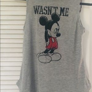 Mickey Sleeveless T-Shirt with Hoodie